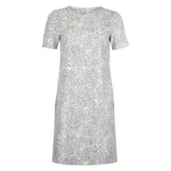Dress Jolein Flowers Grey -Brava Clothing Shop Product 37095