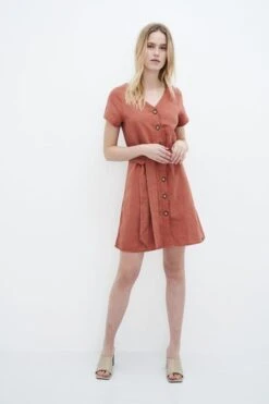 Dress Ella Brick -Brava Clothing Shop Product ProductPropertyID 106404454