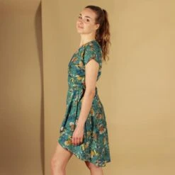 Wrap Dress Asymmetrical Line