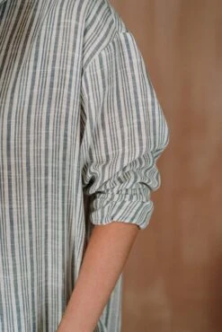 Dress Reena Stripes Blue White 8 Dress Reena Stripes Blue White -Brava Clothing Shop Product ProductPropertyID 107506174