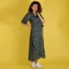 Wrap Dress Lilla Green -Brava Clothing Shop Product ProductPropertyID 107585912