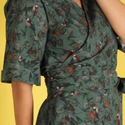 Wrap Dress Lilla Green -Brava Clothing Shop Product ProductPropertyID 107585917