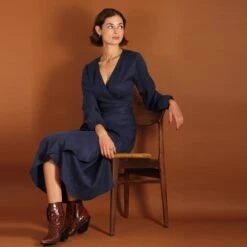 Wrap Dress Tara Blue