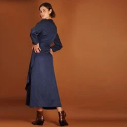 Wrap Dress Tara Blue -Brava Clothing Shop Product ProductPropertyID 107586117