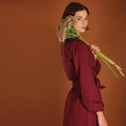 Wrap Dress Tara Berry Red -Brava Clothing Shop Product ProductPropertyID 107586128