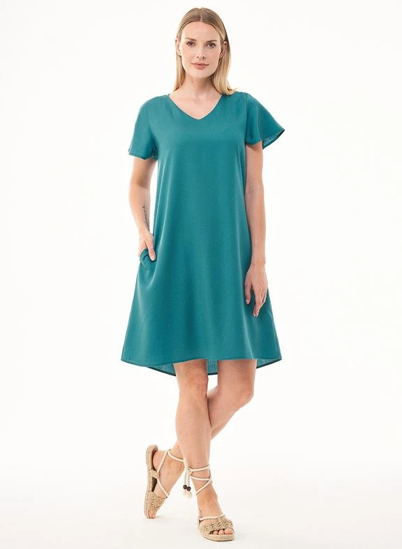 Dress Petrolgreen 3 Dress Petrolgreen