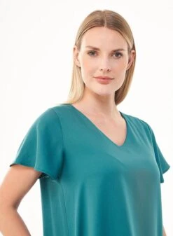 Dress Petrolgreen 11 Dress Petrolgreen -Brava Clothing Shop Product ProductPropertyID 118650750