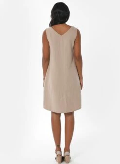Dress Sleeveless Beige -Brava Clothing Shop Product ProductPropertyID 118655849