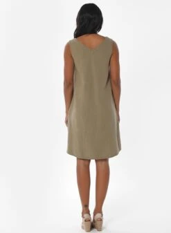 Dress Sleeveless Olive -Brava Clothing Shop Product ProductPropertyID 118655859