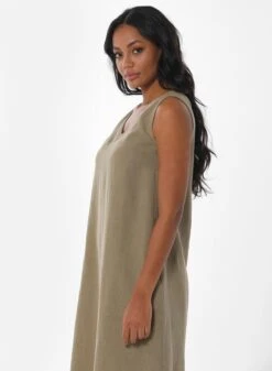 Dress Sleeveless Olive -Brava Clothing Shop Product ProductPropertyID 118655860