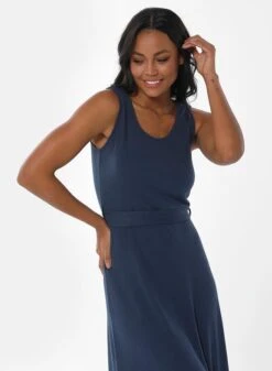 Jersey Dress Navy -Brava Clothing Shop Product ProductPropertyID 118656055