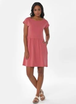 Slub Jersey Dress Pink