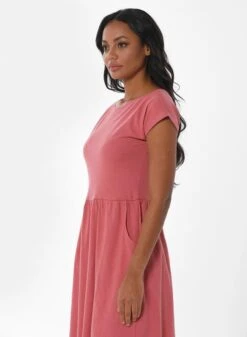 Slub Jersey Dress Pink -Brava Clothing Shop Product ProductPropertyID 118656065
