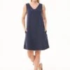 Dress Sleeveless Dark Blue -Brava Clothing Shop Product ProductPropertyID 118681265