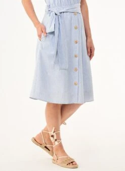 Striped Dress Light Blue -Brava Clothing Shop Product ProductPropertyID 118681366