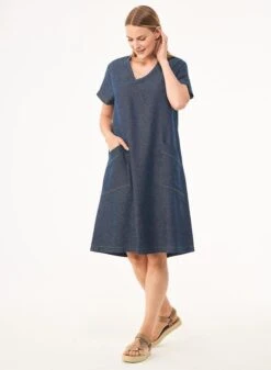 Denim Dress Tencel Organic Cotton Hemp