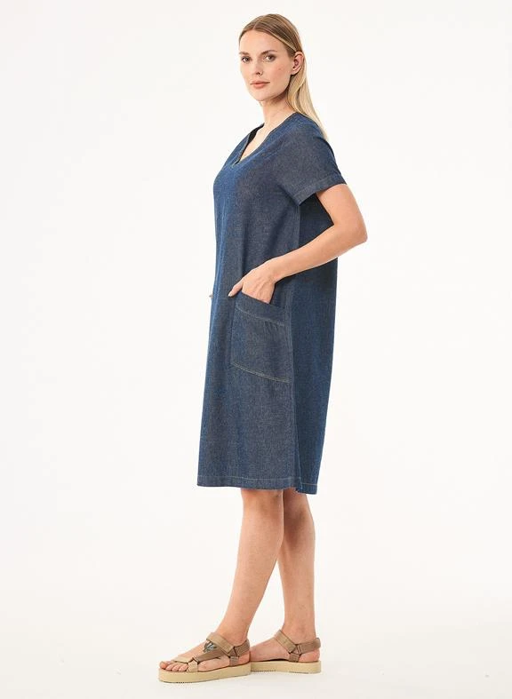 Denim Dress Tencel Organic Cotton Hemp 4 Denim Dress Tencel Organic Cotton Hemp - Image 2