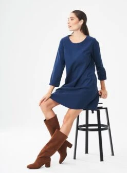 Dress Navy Blue -Brava Clothing Shop Product ProductPropertyID 120125978