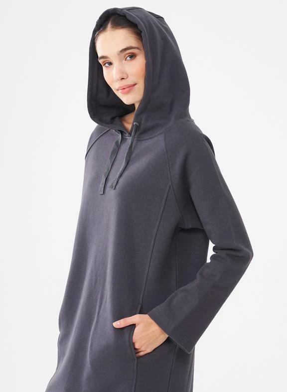 Sweat Dress Dark Grey 6 Sweat Dress Dark Grey - Image 4