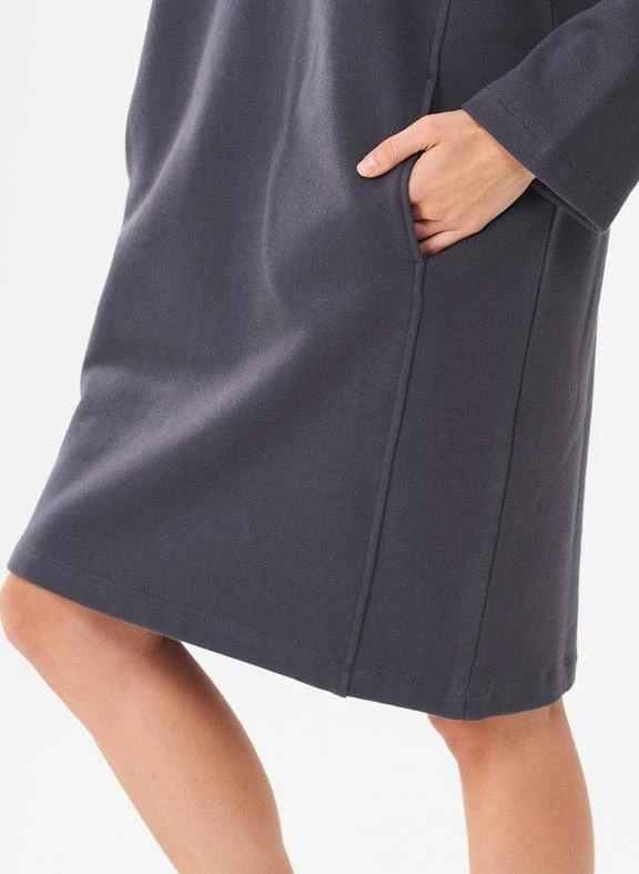 Sweat Dress Dark Grey 7 Sweat Dress Dark Grey - Image 5