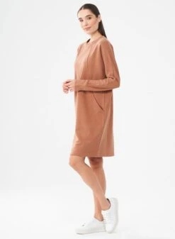Sweat Dress Light Brown -Brava Clothing Shop Product ProductPropertyID 120126186