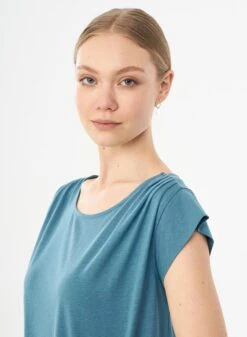 Jersey Dress Petrol Blue -Brava Clothing Shop Product ProductPropertyID 120530225