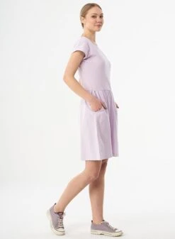 Slub Jersey Dress Lavender -Brava Clothing Shop Product ProductPropertyID 120530245