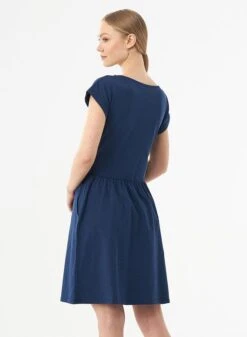 Slub Jersey Dress Navy -Brava Clothing Shop Product ProductPropertyID 120530254