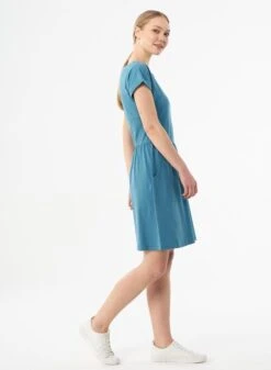 Slub Jersey Dress Petrol Blue -Brava Clothing Shop Product ProductPropertyID 120530277
