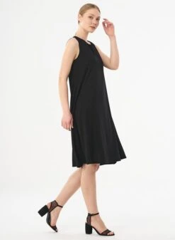 Sleeveless Jersey Dress Black -Brava Clothing Shop Product ProductPropertyID 120967962