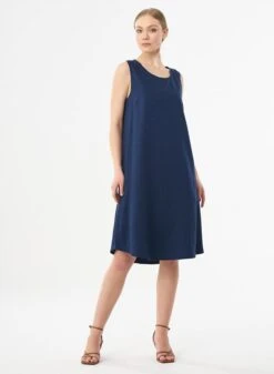 Sleeveless Dress Navy