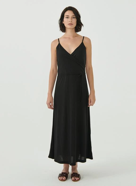 Jersey Wrap Dress Black 3 Jersey Wrap Dress Black