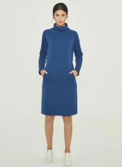 Sweat Dress Organic Cotton Navy