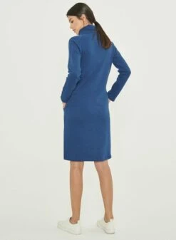 Sweat Dress Organic Cotton Navy -Brava Clothing Shop Product ProductPropertyID 121442953