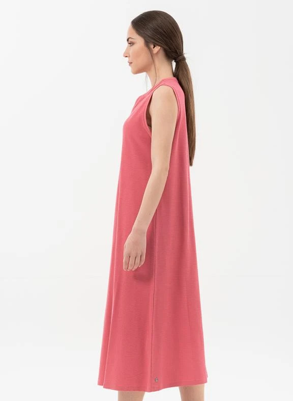 Jersey Dress Organic Cotton Pink 5 Jersey Dress Organic Cotton Pink - Image 3