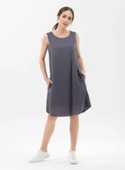 Dress Sleeveless Gray -Brava Clothing Shop Product ProductPropertyID 121728704