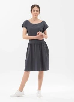 Dress Pleated Gray -Brava Clothing Shop Product ProductPropertyID 121728724