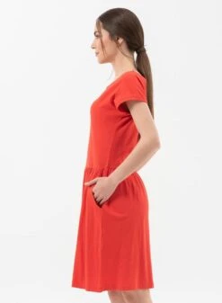 Dress Pleated Red -Brava Clothing Shop Product ProductPropertyID 121728736