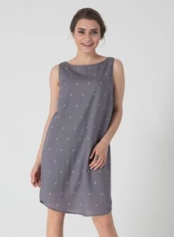Dress Print Gray -Brava Clothing Shop Product ProductPropertyID 121729575
