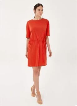 Jersey Dress Belt Red -Brava Clothing Shop Product ProductPropertyID 122052901