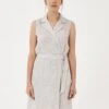 Midi Dress Print Light Grey -Brava Clothing Shop Product ProductPropertyID 122052962
