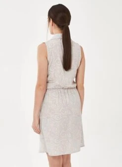 Midi Dress Print Light Grey -Brava Clothing Shop Product ProductPropertyID 122052965
