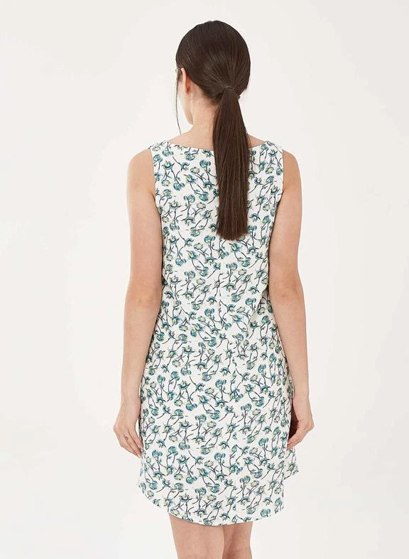 Midi Dress Flowers Light Blue 6 Midi Dress Flowers Light Blue - Image 4