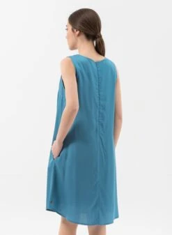 Sleeveless Loose Dress Blue -Brava Clothing Shop Product ProductPropertyID 122052986