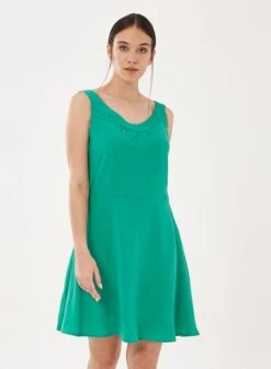Sleeveless Dress Emerald Green