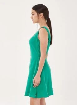 Sleeveless Dress Emerald Green -Brava Clothing Shop Product ProductPropertyID 122052995