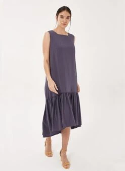 Midi Dress Purple Grey -Brava Clothing Shop Product ProductPropertyID 122053004
