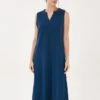 Jersey Dress V-Neck Navy -Brava Clothing Shop Product ProductPropertyID 122053045