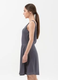 Dress V-Neck Dark Grey -Brava Clothing Shop Product ProductPropertyID 122118837