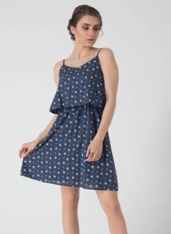 Dress Tencel™ Print Dark Blue